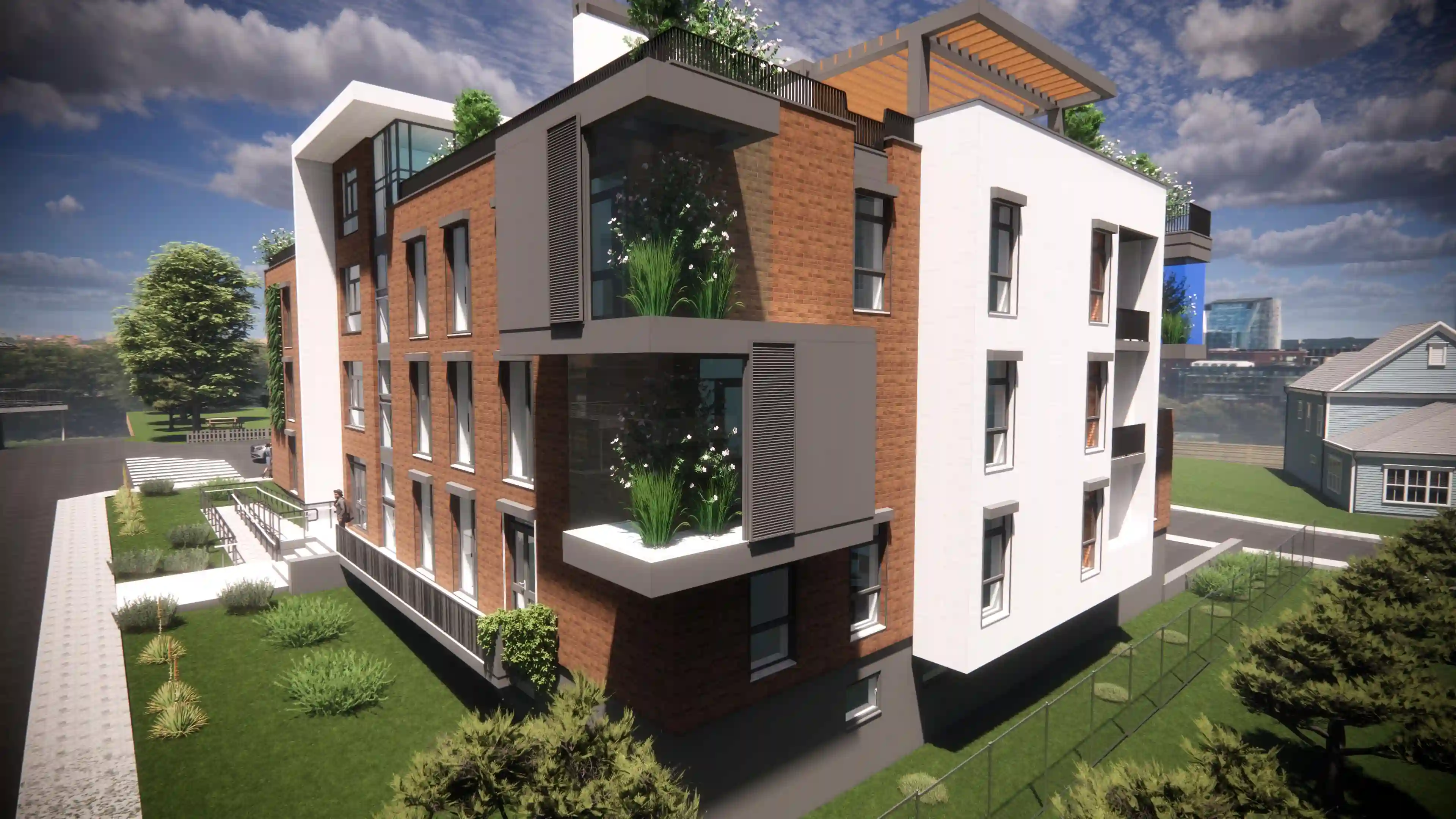 Gornoe Residence side rendering